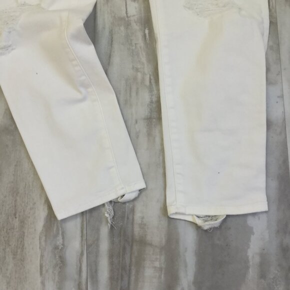 NWT American Eagle Super Stretch X Distressed Hi-Rise Jegging Crop Jean 12s - Picture 4 of 12